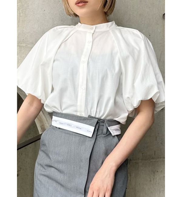 MURUA「バルーンパフスリーブシャツ」|シャツ・ブラウス|ホワイト