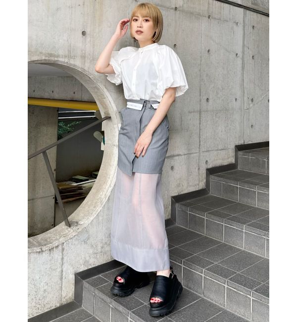 MURUA「バルーンパフスリーブシャツ」|シャツ・ブラウス|