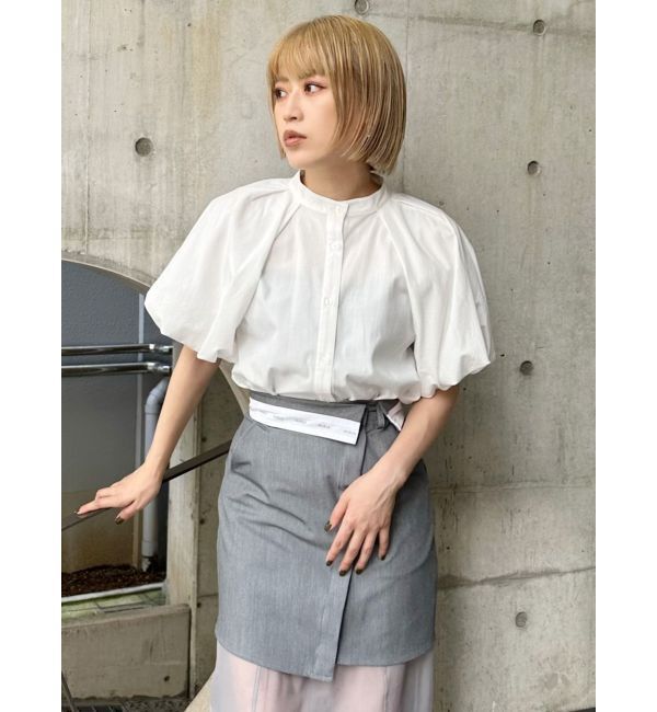 MURUA「バルーンパフスリーブシャツ」|シャツ・ブラウス|
