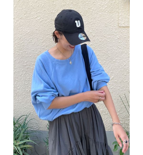 Ungrid「【WEB限定】ラグランダメージスウェット」|Tシャツ・カットソー|