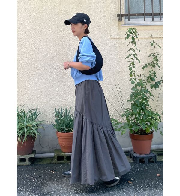 Ungrid「【WEB限定】ラグランダメージスウェット」|Tシャツ・カットソー|