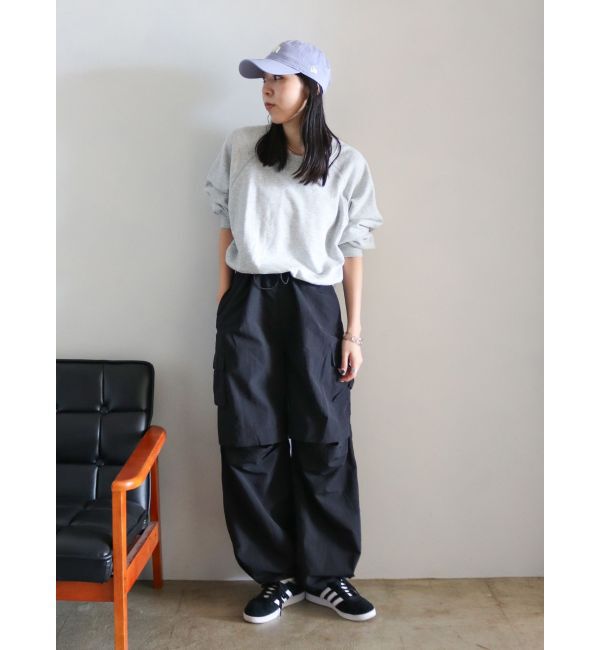 Ungrid「【WEB限定】ラグランダメージスウェット」|Tシャツ・カットソー|