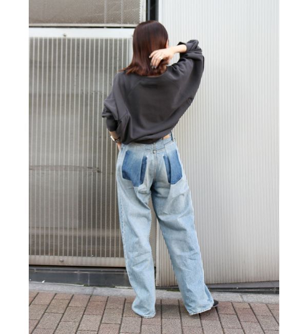 Ungrid「【WEB限定】ラグランダメージスウェット」|Tシャツ・カットソー|