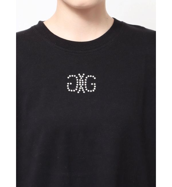 GYDA「BACK GYDAラインストーンBIG Tシャツ」|Tシャツ・カットソー|