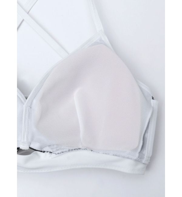 GYDA「GYDA patternバックレースアップビキニ」|ビキニ|