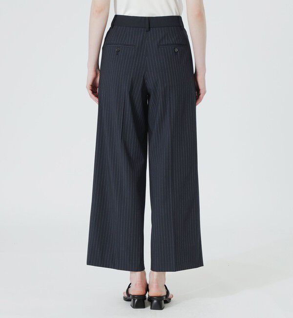  「ウォッシャブルストライプ2タックパンツ」|その他|