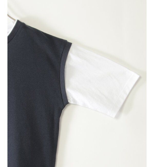 ikka kids「ワッフルベストレイヤー7分袖Tシャツ（120~160cm）」|Tシャツ・カットソー|