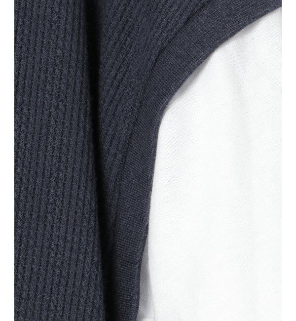 ikka kids「ワッフルベストレイヤー7分袖Tシャツ（120~160cm）」|Tシャツ・カットソー|