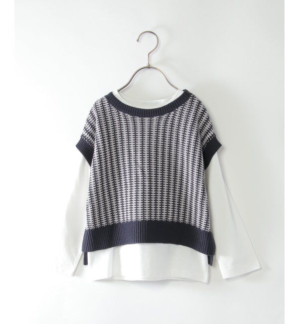 ikka kids「【親子おそろい】ニットベストSET（120~160cm）」|その他|