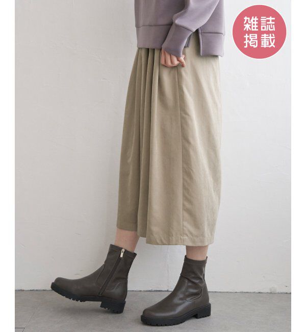 ikka「タックスカーチョ」|その他|ベージュ