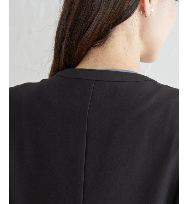 IKKA LOUNGE「【洗濯機で洗える／セットアップ対応】GOKU楽カットソーノーカラージャケット」|その他|