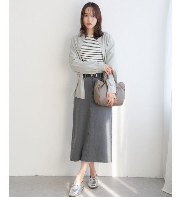 ikka「デニムロングスカート」|スカート|
