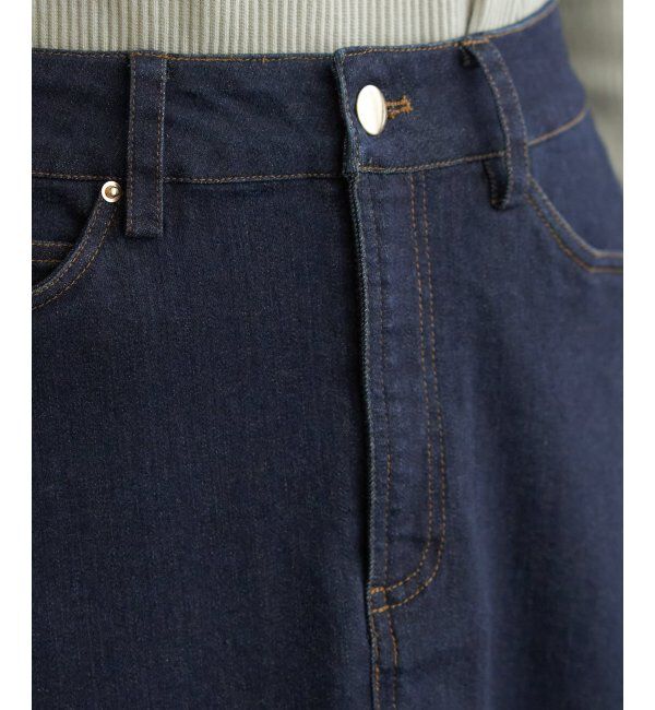 ikka「デニムロングスカート」|スカート|