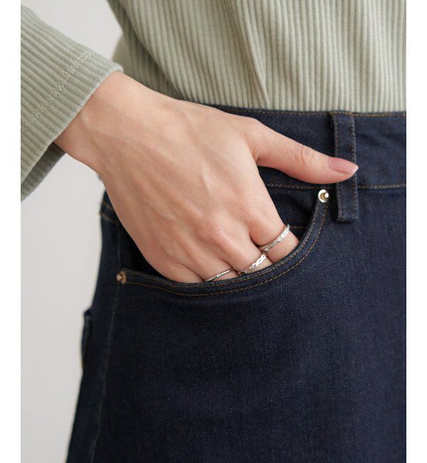 ikka「デニムロングスカート」|スカート|