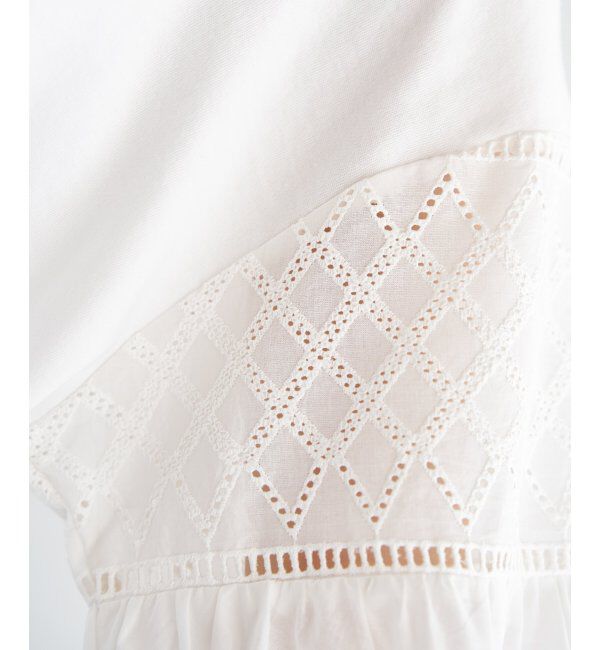 ikka「袖キカレース切り替えプルオーバー」|その他|