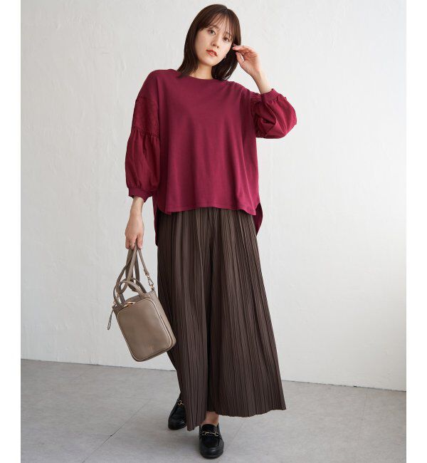 ikka「袖キカレース切り替えプルオーバー」|その他|