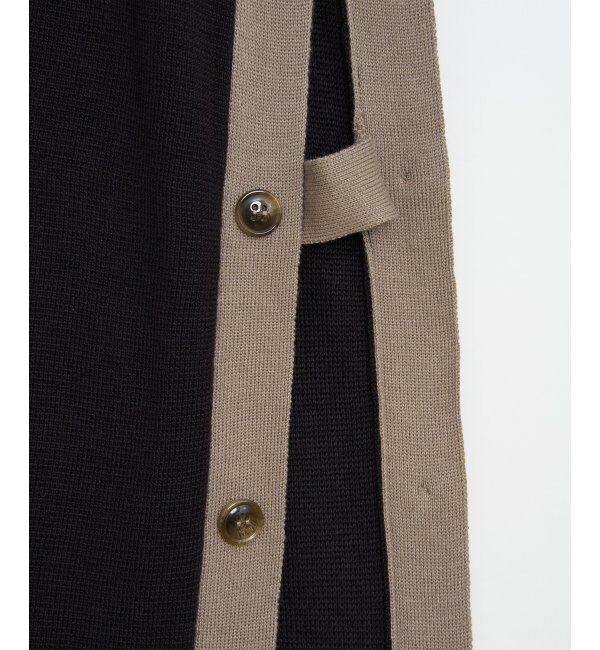 ikka「【2点セット】サイドボタンニットベストセットワンピース」|ワンピース|