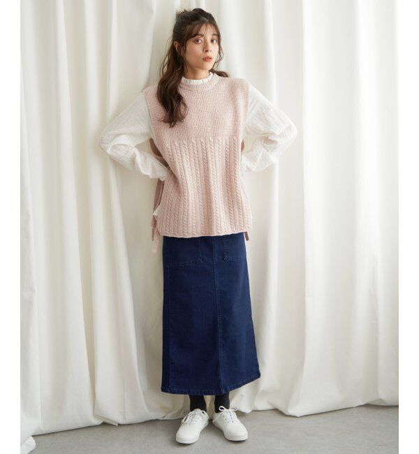 Lbc with Life「ラクぬくIラインスカート」|スカート|