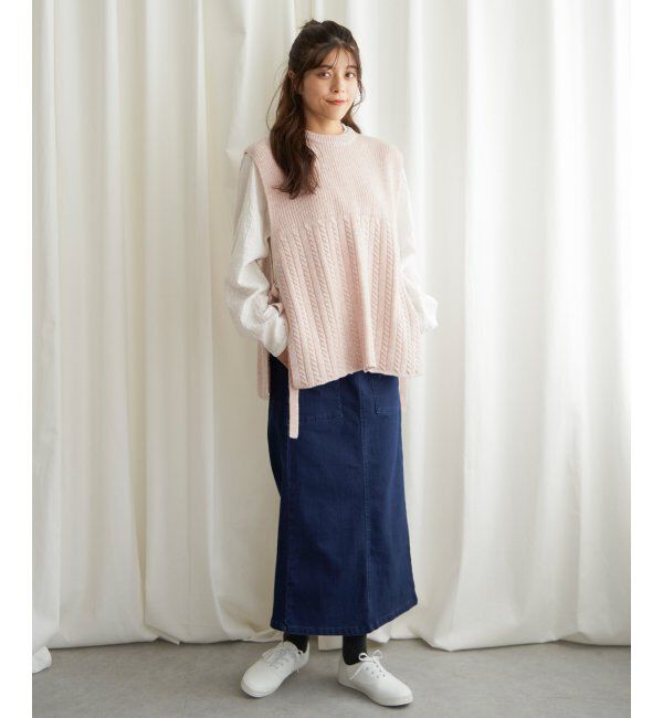 Lbc with Life「ラクぬくIラインスカート」|スカート|