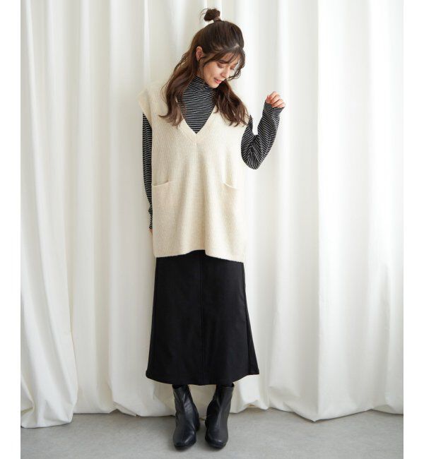 Lbc with Life「ラクぬくIラインスカート」|スカート|