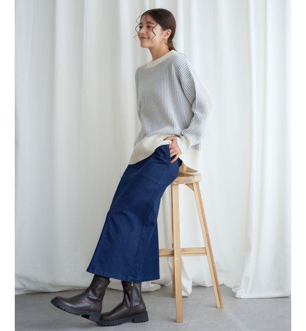 Lbc with Life「ラクぬくIラインスカート」|スカート|