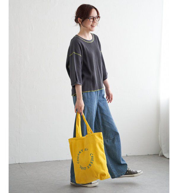 Lbc with Life「ワッフルカラーステッチプルオーバー」|その他|