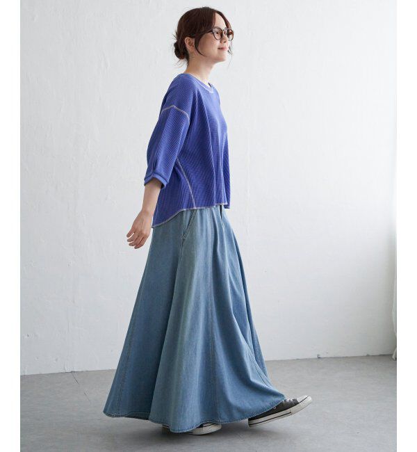 Lbc with Life「ワッフルカラーステッチプルオーバー」|その他|