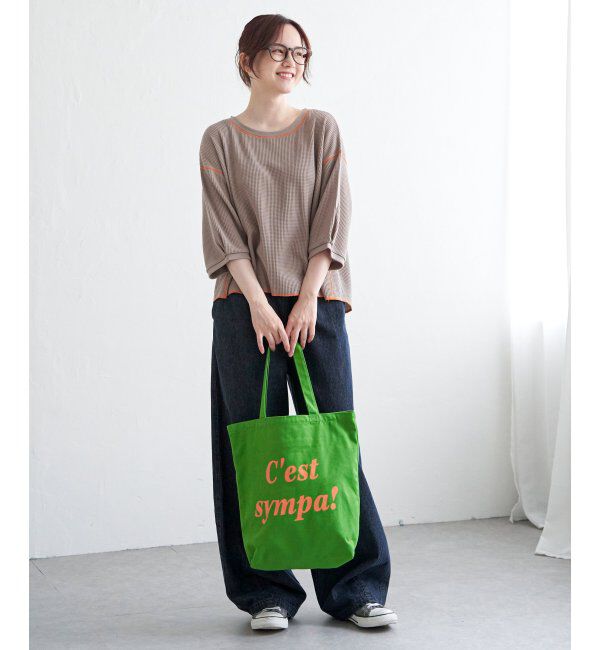 Lbc with Life「ワッフルカラーステッチプルオーバー」|その他|