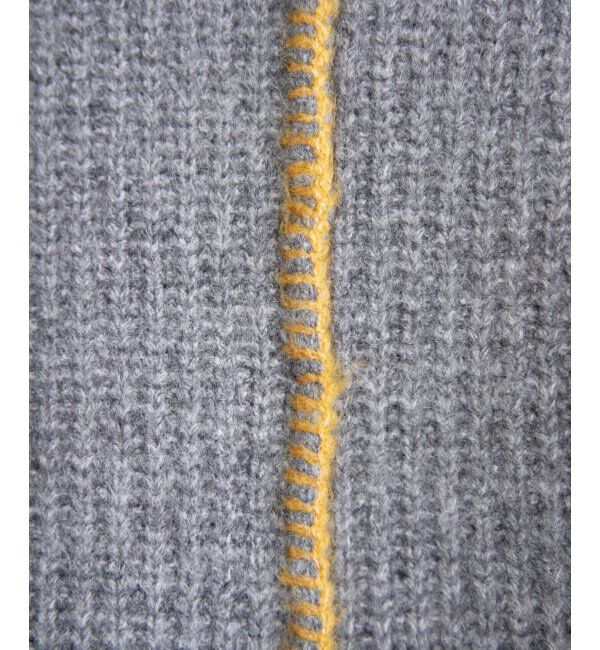 Lbc with Life「配色ステッチ畦ニットプルオーバー」|カーディガン|