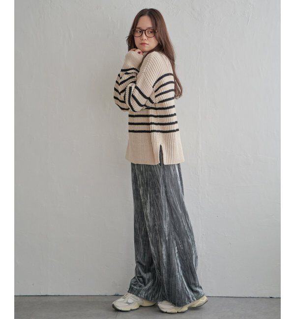 Lbc with Life「クラッシュベロアイージーパンツ」|その他|