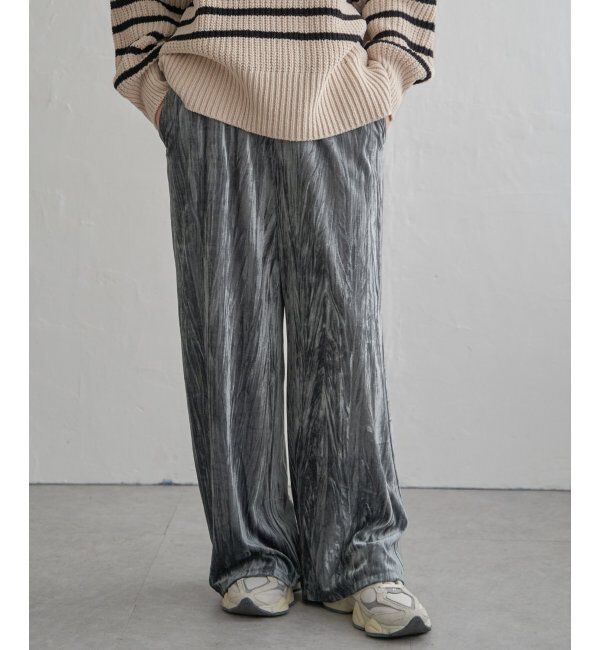 Lbc with Life「クラッシュベロアイージーパンツ」|その他|