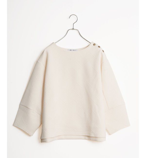 Lbc with Life「幾何学ジャカード袖パフプルオーバー」|その他|