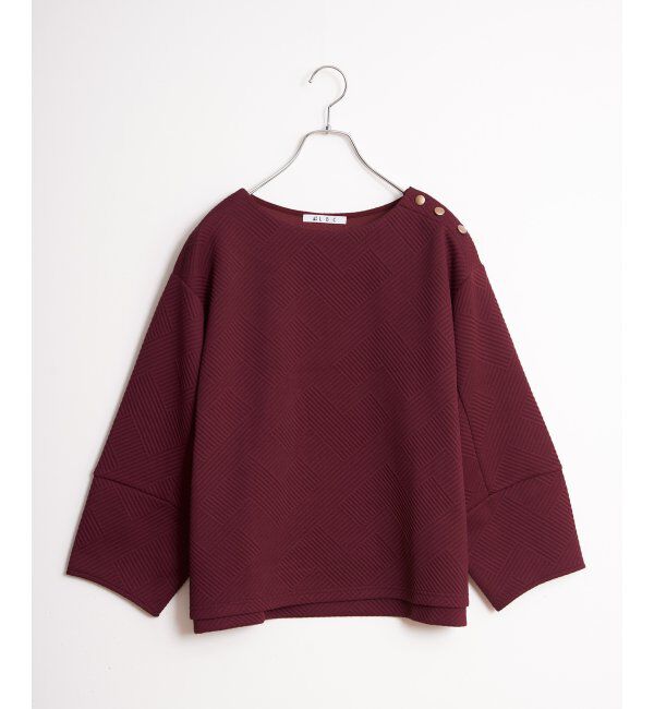 Lbc with Life「幾何学ジャカード袖パフプルオーバー」|その他|