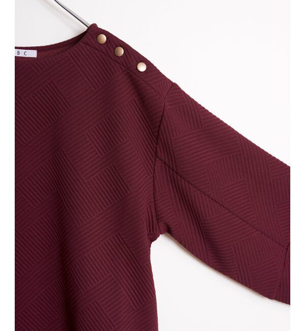 Lbc with Life「幾何学ジャカード袖パフプルオーバー」|その他|