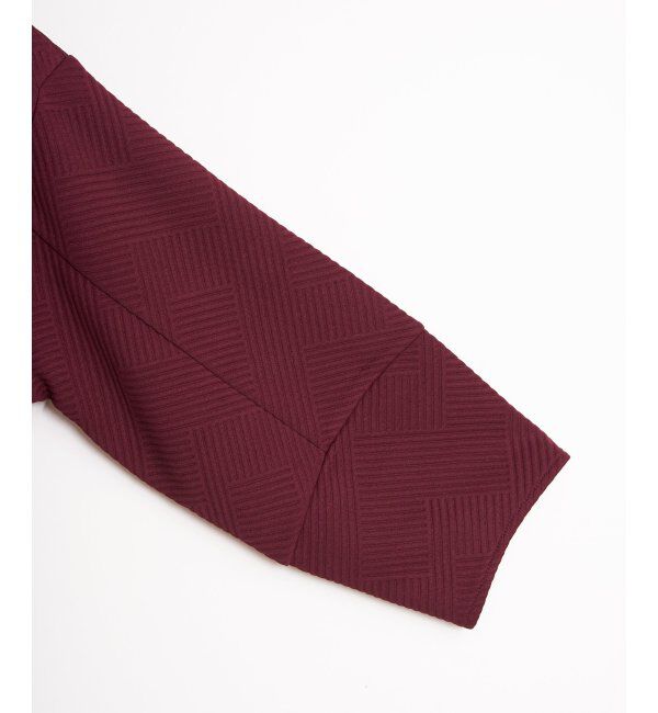 Lbc with Life「幾何学ジャカード袖パフプルオーバー」|その他|