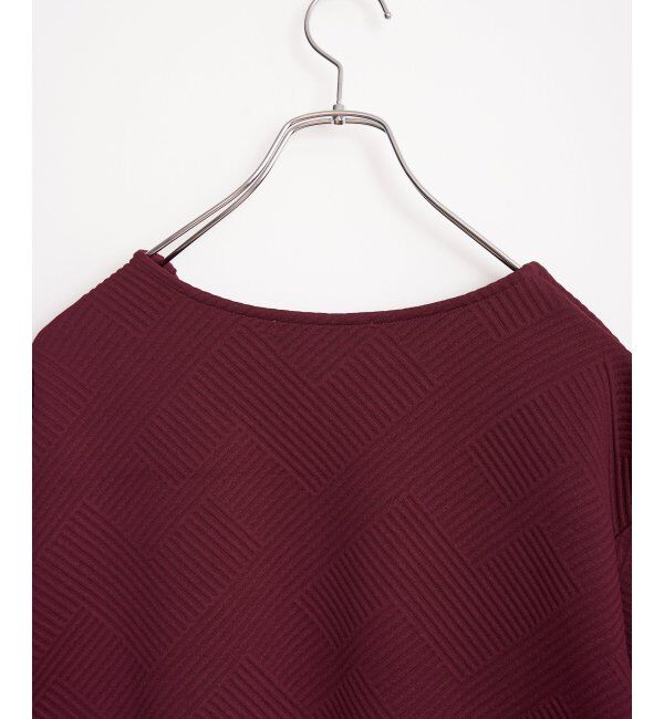 Lbc with Life「幾何学ジャカード袖パフプルオーバー」|その他|