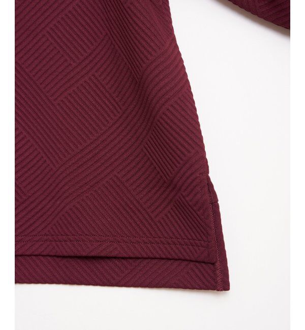 Lbc with Life「幾何学ジャカード袖パフプルオーバー」|その他|