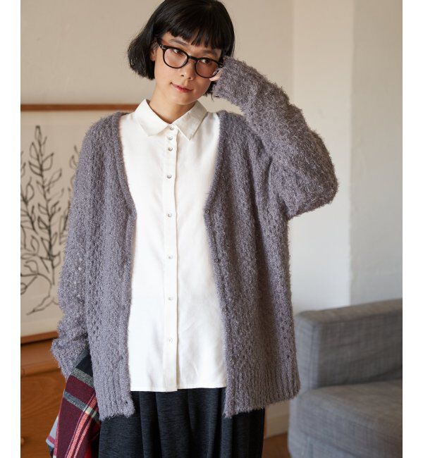 Lbc with Life「綿レーヨンメタルボタンシャツ」|シャツ・ブラウス|