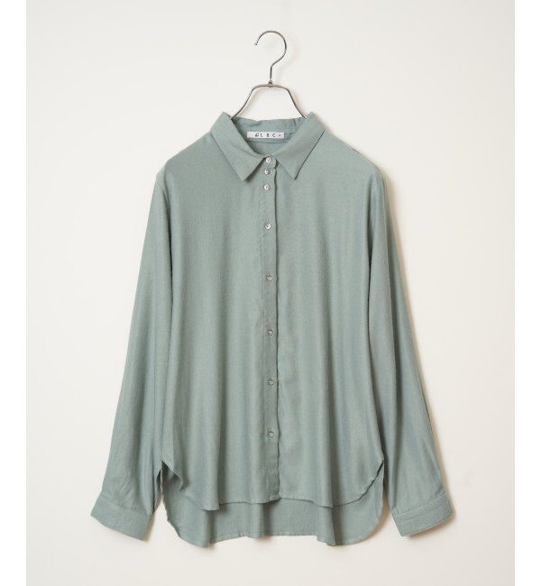 Lbc with Life「綿レーヨンメタルボタンシャツ」|シャツ・ブラウス|