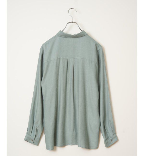 Lbc with Life「綿レーヨンメタルボタンシャツ」|シャツ・ブラウス|