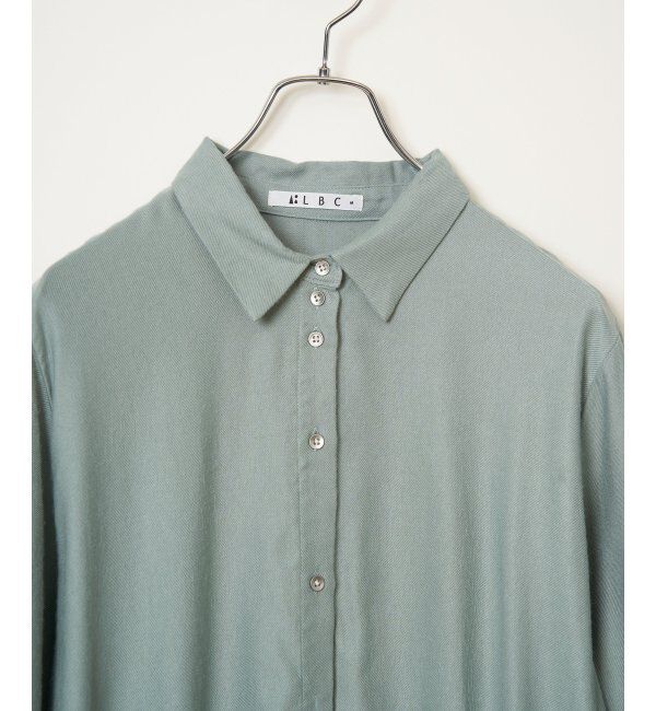Lbc with Life「綿レーヨンメタルボタンシャツ」|シャツ・ブラウス|