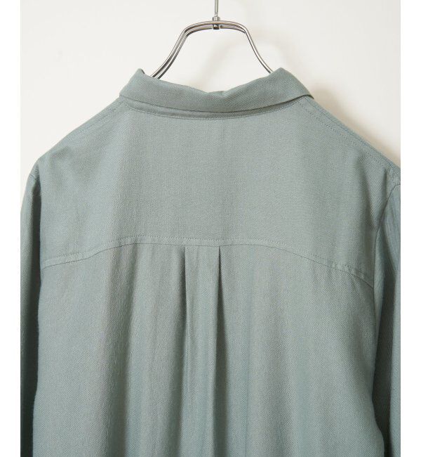 Lbc with Life「綿レーヨンメタルボタンシャツ」|シャツ・ブラウス|