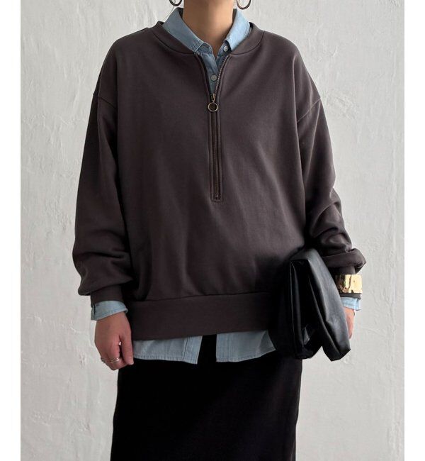 Lbc with Life「ハーフジップ裏毛プルオーバー」|その他|