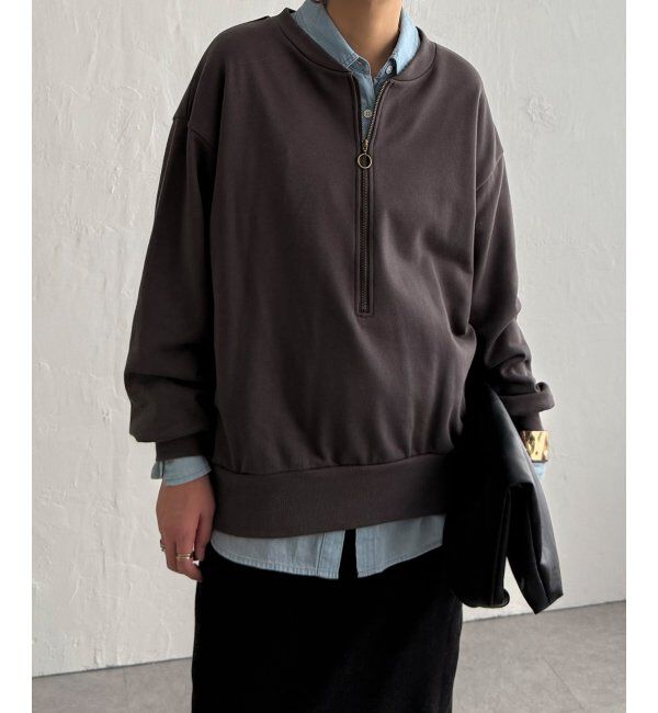 Lbc with Life「ハーフジップ裏毛プルオーバー」|その他|
