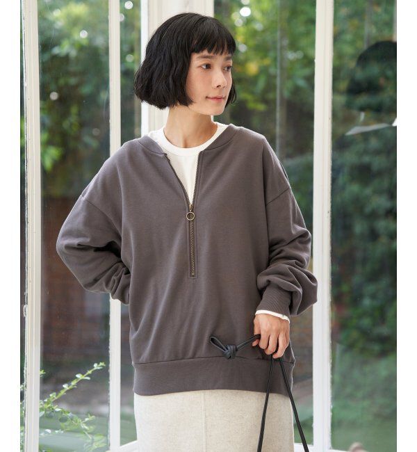 Lbc with Life「ハーフジップ裏毛プルオーバー」|その他|