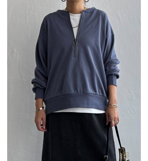 Lbc with Life「ハーフジップ裏毛プルオーバー」|その他|