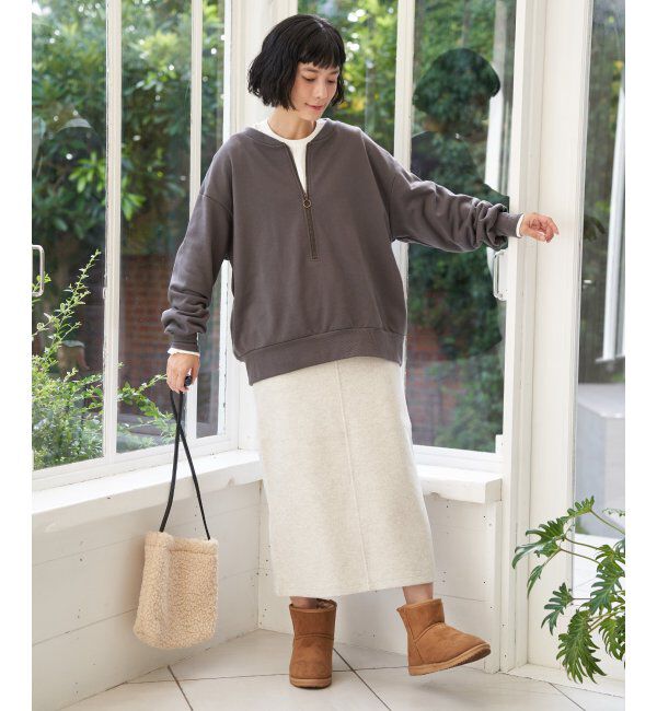 Lbc with Life「ハーフジップ裏毛プルオーバー」|その他|