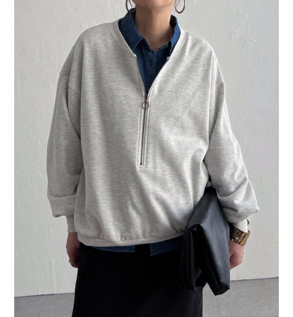 Lbc with Life「ハーフジップ裏毛プルオーバー」|その他|