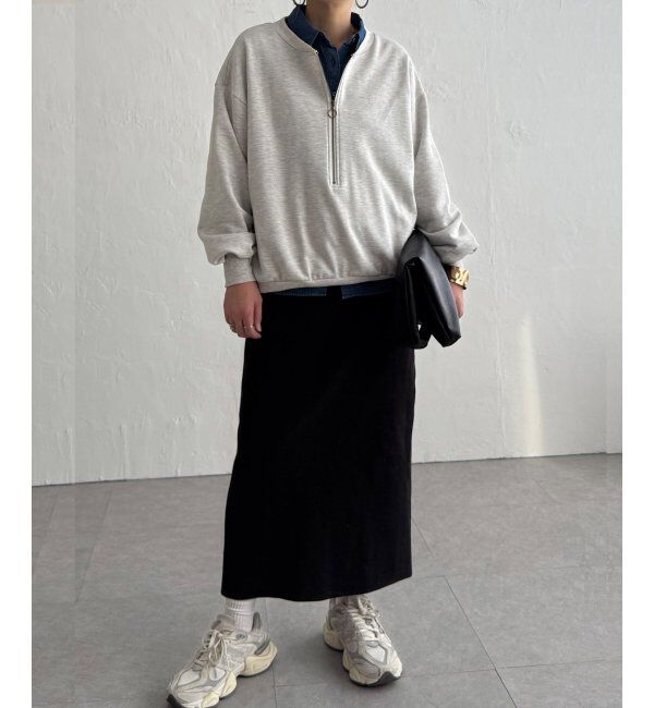 Lbc with Life「ハーフジップ裏毛プルオーバー」|その他|