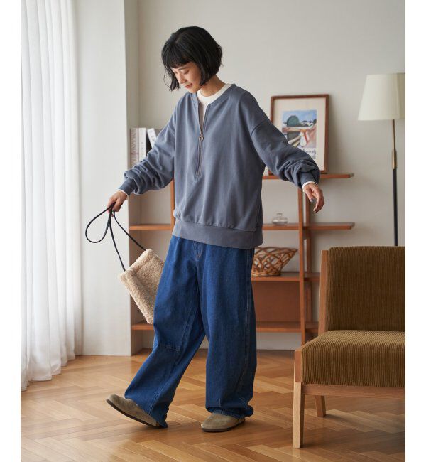 Lbc with Life「ハーフジップ裏毛プルオーバー」|その他|